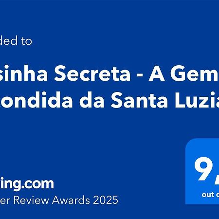 サンタ・ルジアCasinha Secreta - A Gema Escondida Da Santa Luziaアパートメント エクステリア 写真